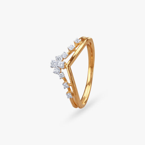 Subtle Glam Diamond Finger Ring