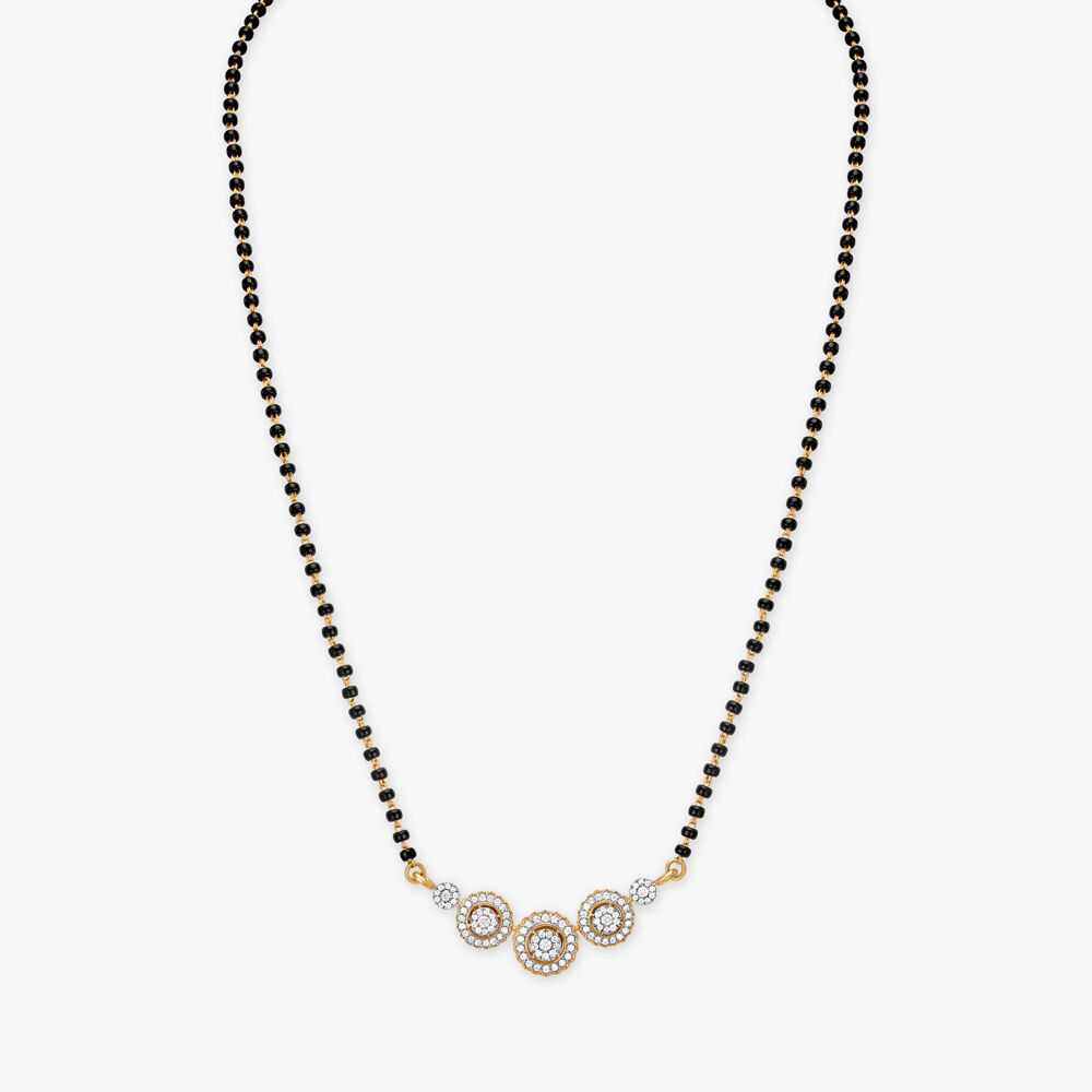Majestic Radial Diamond Mangalsutra