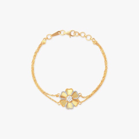 Petal Parade Gold Bracelet for Kids