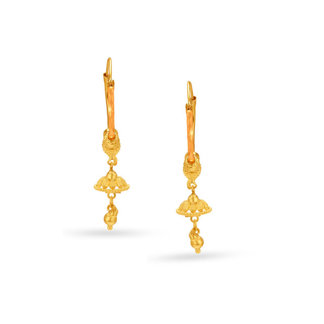Traditional Gold Hoop Earrings,,hi-res image number null