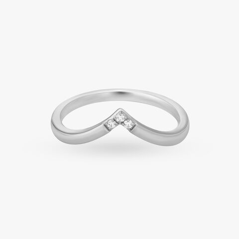 Captivating Glamor Platinum Ring