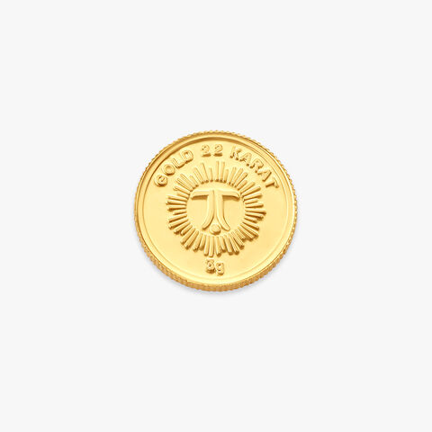 Lord Ganpati Gold Coin