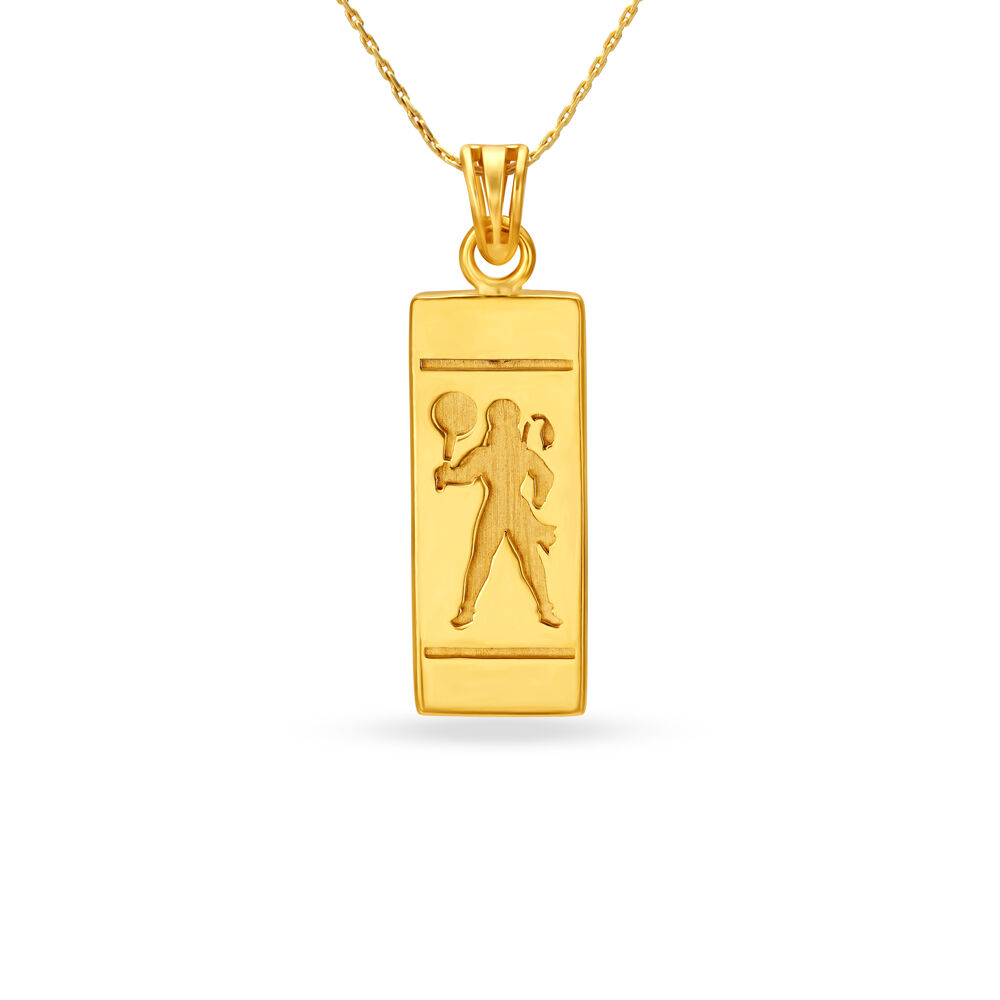 Tanishq gold sale pendant for mens