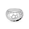 Silver Finger Ring With Enamel Coating,,hi-res image number null