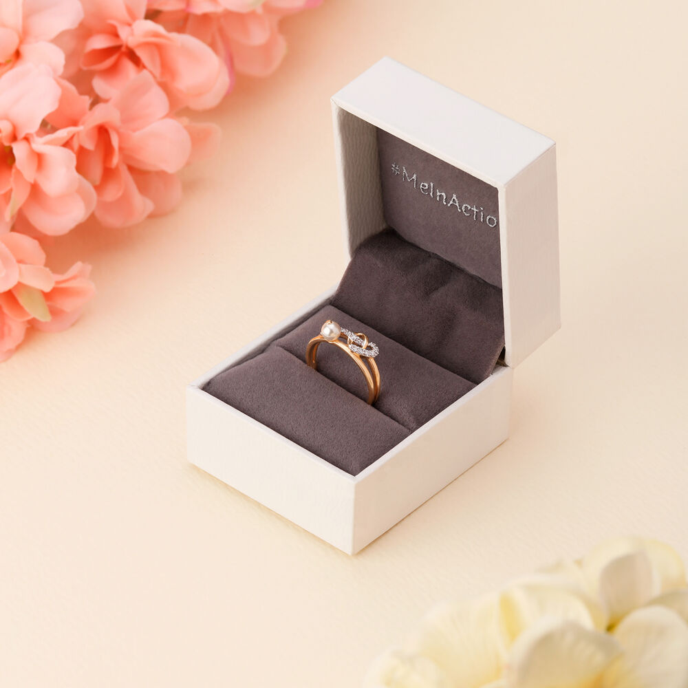 Tanishq pearl ring best sale