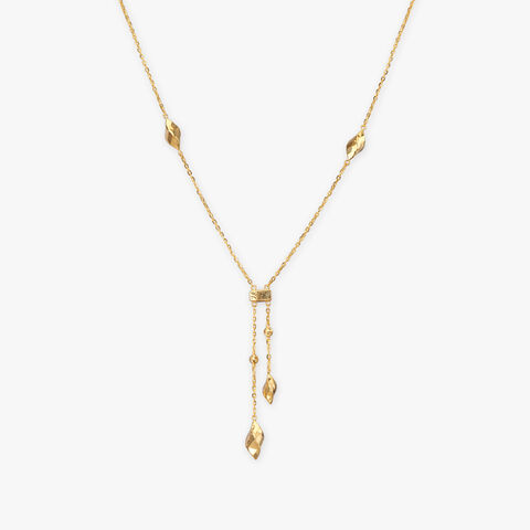 Glam Twist Gold Necklace