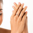 14KT White-Rose Gold Margarita Finger Ring,,hi-res image number null