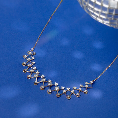 Disco Dream Gold & Diamond Necklace