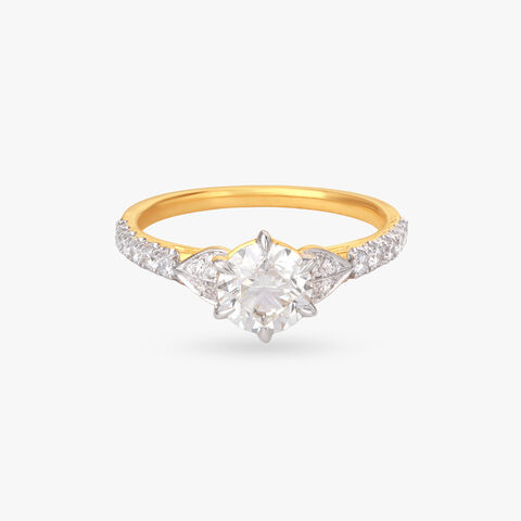 Guiding Star Solitaire Ring