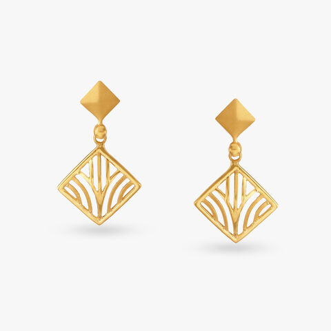 Artistry Gold Drop Earrings