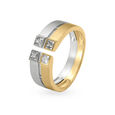 Minimalistic Mesmerising Diamond Ring for Men,,hi-res image number null