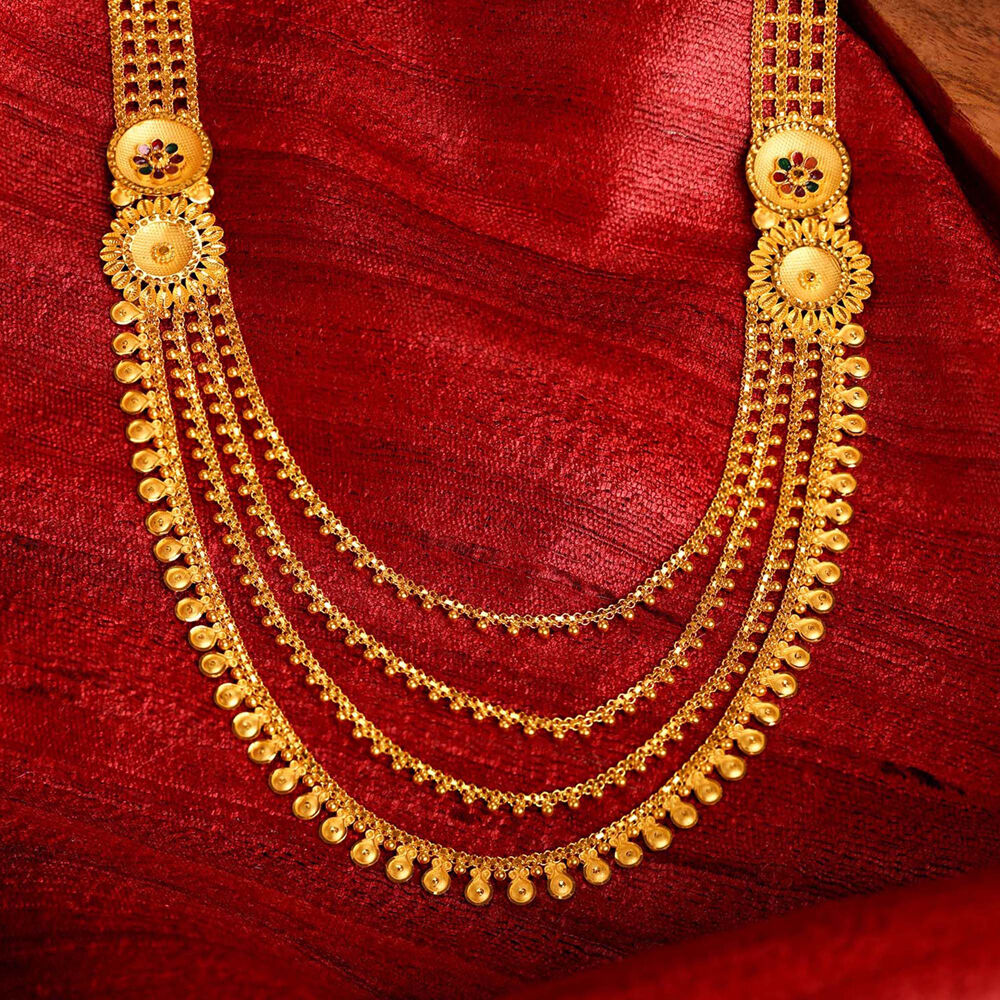 Tanishq long shop haram designs