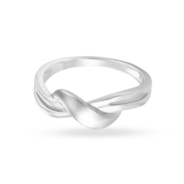 Dazzling Knot Platinum Ring,,hi-res image number null