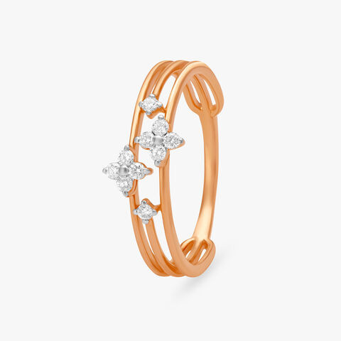 Simple Striking Diamond Ring