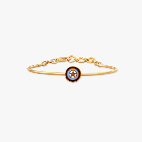 Little Star Gold Bangle For Kids