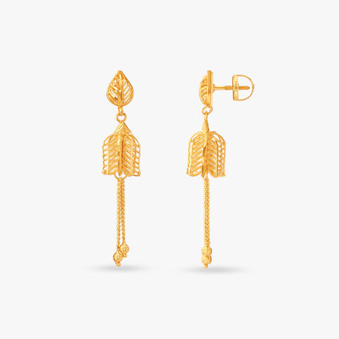 Inverted Tulip Drop Earrings