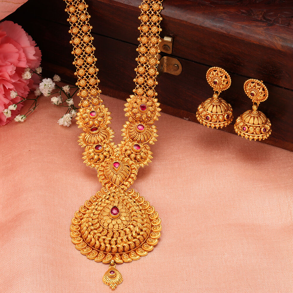 Latest indian gold necklace designs clearance