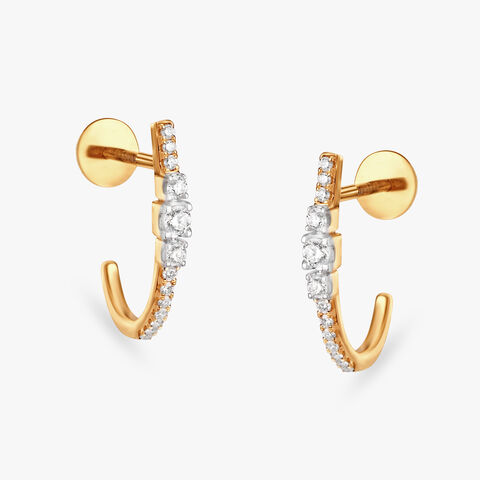Glam Harmony Hoop Earrings