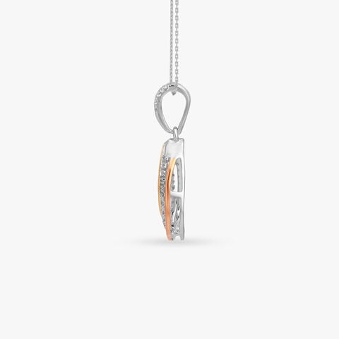 Gilded Embrace Diamond Pendant