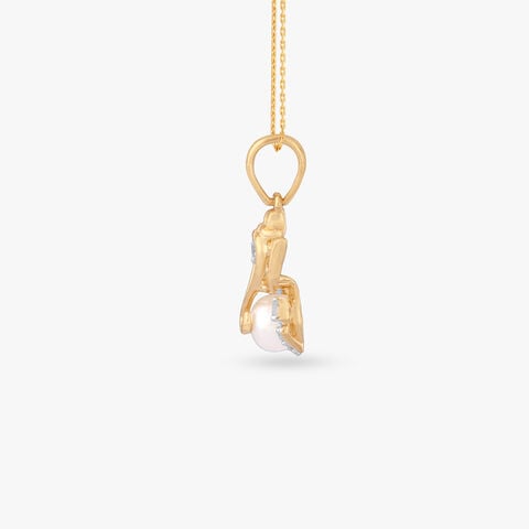 Divine Ganesh Diamond Pendant