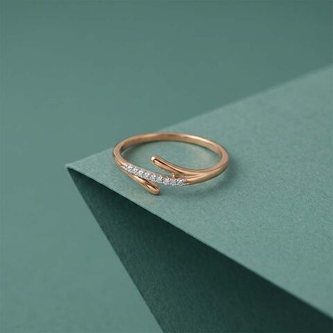 Drift Curve Diamond Ring