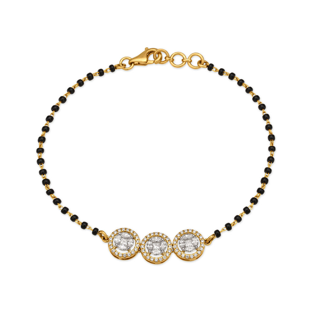 Trinnie Diamond Mangalsutra Bracelet  Fiona Diamonds