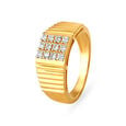 Contemporary Diamond Finger Ring For Men,,hi-res image number null