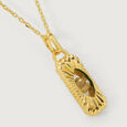 Whimsical Wonder 18KT Chain Lemon Topaz  Pendant with chain,,hi-res image number null