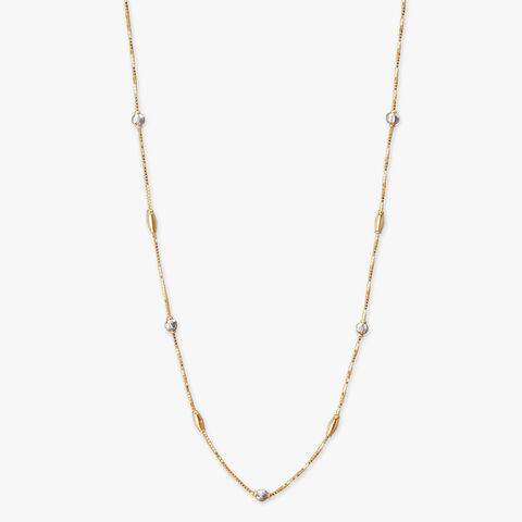 Starlit Bead Gold Chain