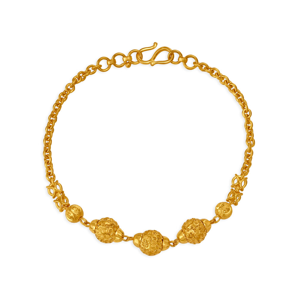 Buy Glamourous Shine Two Tone Gold Bracelet Online - Zaveribros