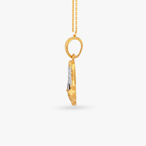 Balaji Aura Gold Pendant for Men