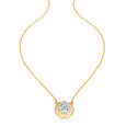 14KT Yellow Gold Concentric Dreams Diamond Pendant,,hi-res image number null