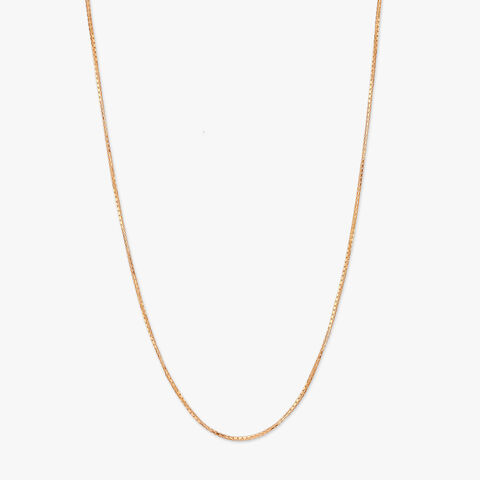 Minimalist Linear Gold Chain