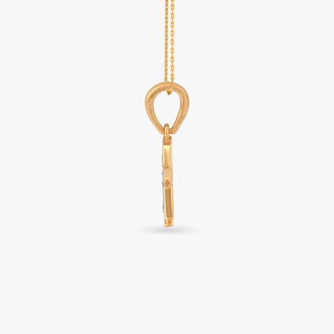 Signature P Diamond Pendant