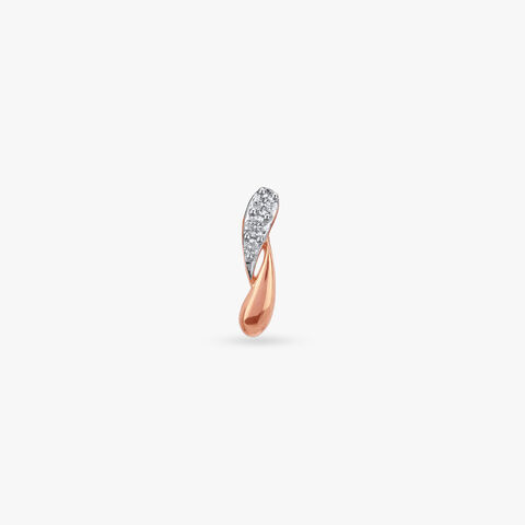 Sleek Sparkle Diamond Nose Pin