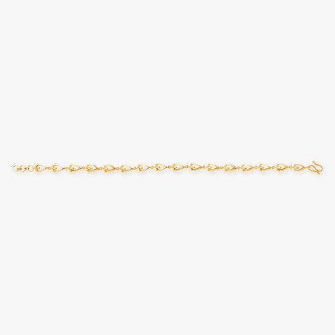 Teardrop Gold Bracelet