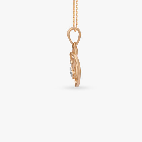 Orbit Bloom Diamond Pendant