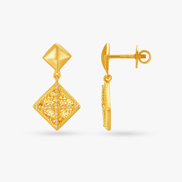 Splendid Geometric Drop Earrings,,hi-res image number null