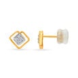 Modern Cluster Diamond Stud Earrings,,hi-res image number null