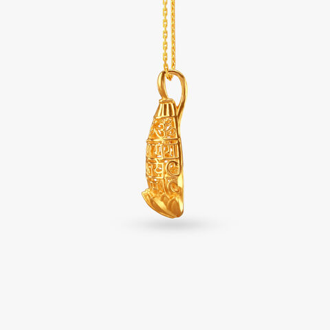 Radiant Reverence Gold Pendant