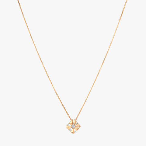 Prism Star Diamond Pendant with Chain