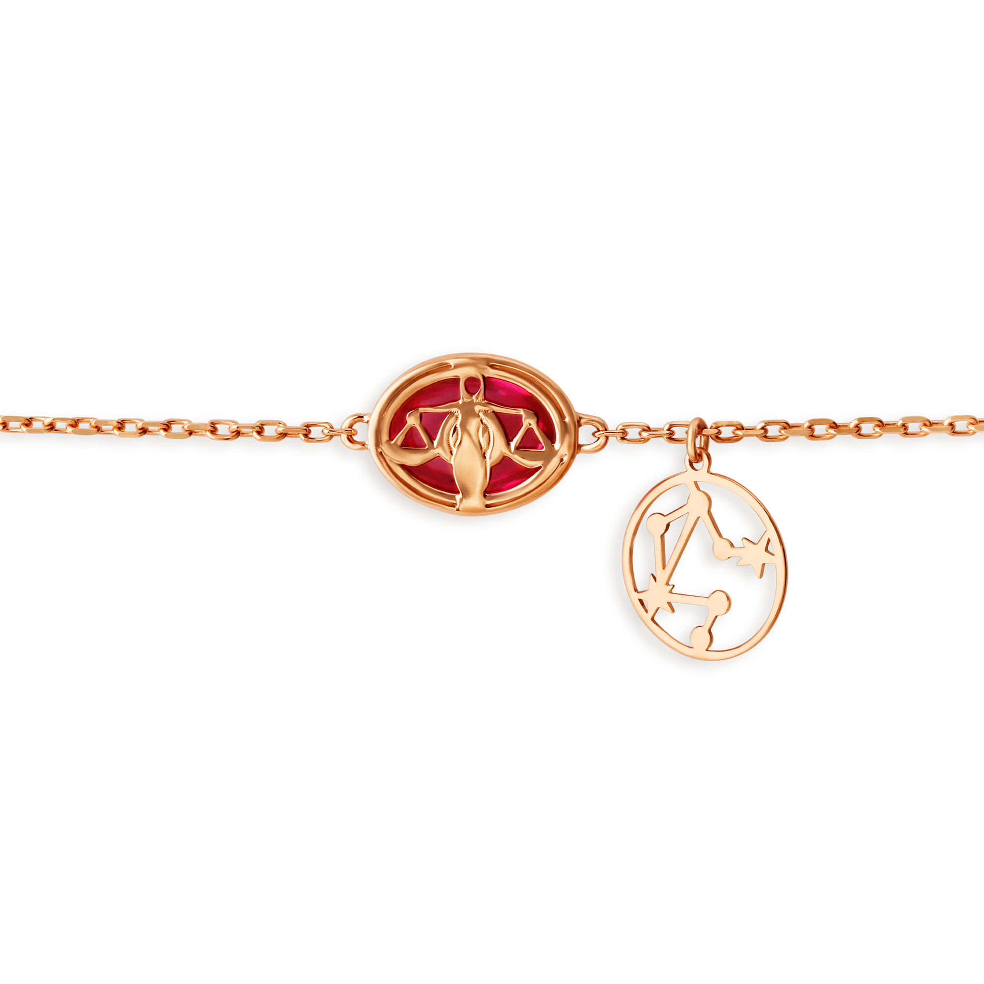 Mia by Tanishq 14KT Rose Gold Virgo Bracelet for Women : Amazon.in: Fashion