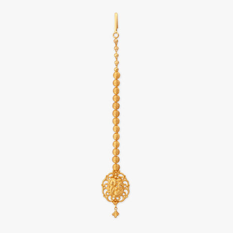 Peacock Harmony Gold Maang Tikka