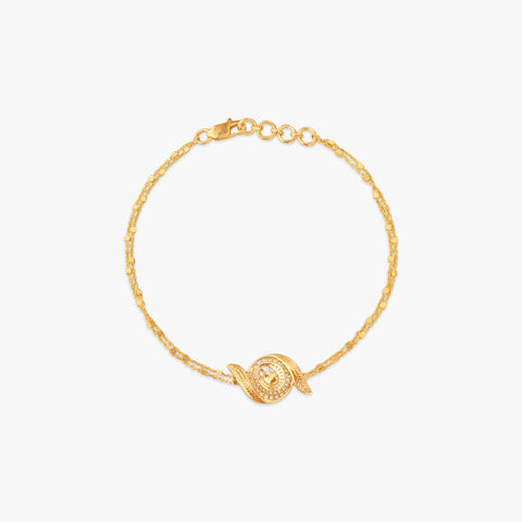 Swirl Bloom Gold Bracelet
