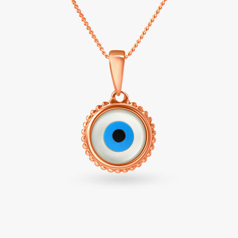 Dainty Evil Eye Pendant