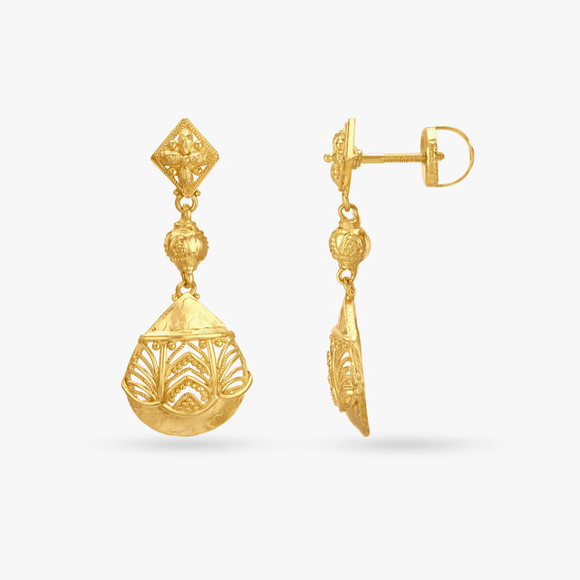 Elegant Traditional Drop Earrings,,hi-res image number null