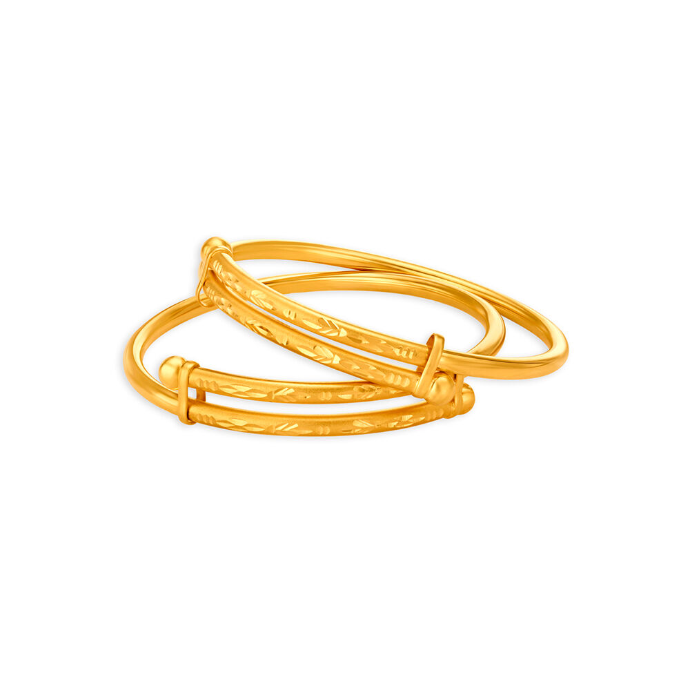 9ct Gold Baby BANGLE BRACELET with LITTLE PRINCESS India  Ubuy