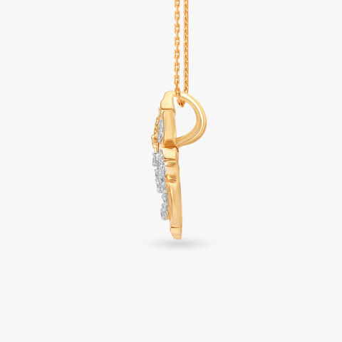 Ganesha Diamond Pendant