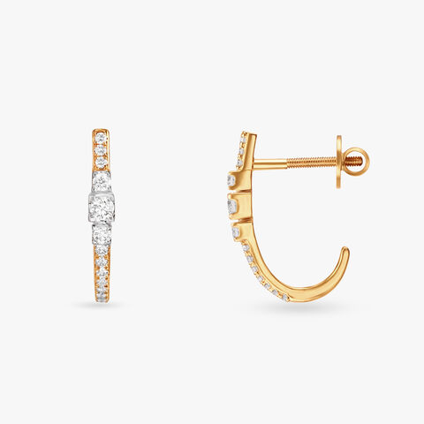 Glam Harmony Hoop Earrings
