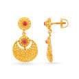 Magnificent Gold Drop Earrings,,hi-res image number null